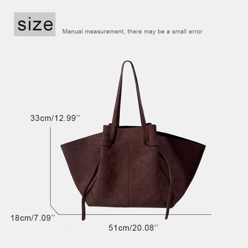 Custom Initials Faux Suede Shopping Tote Bags For Women Designer Handbags Purse 2026 New Large Capacity Underarm Shoulder H260306