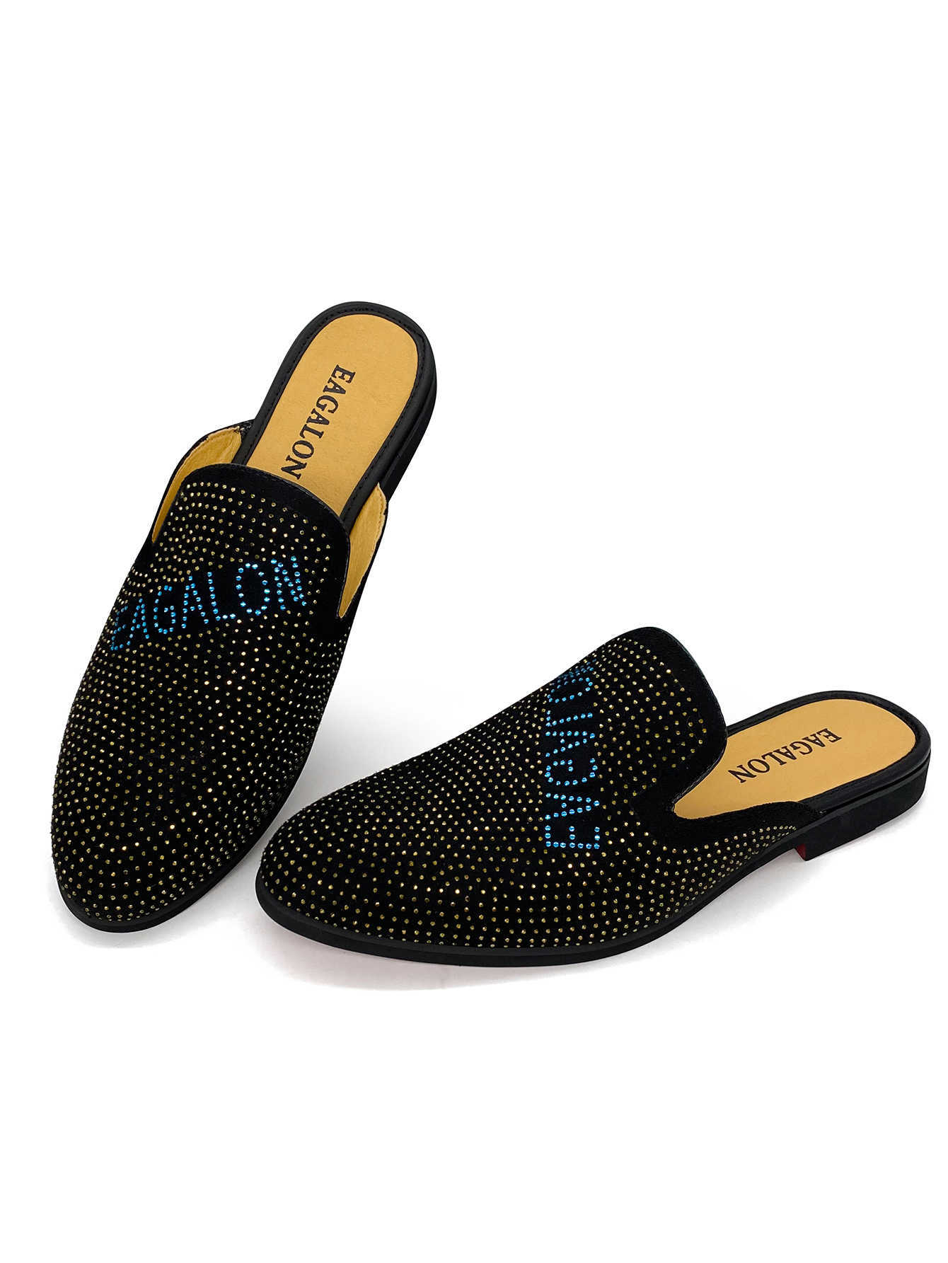 Classic Wedding Slippers Designer Men Shoes Causal Outdoor Flat Slides Daily Mens Sandals Fashion Party Shoes E87Y