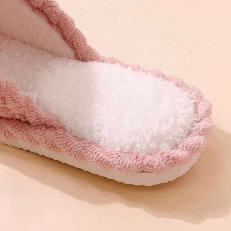 Winter Women's Indoor Slippers Warm Casual Plush Men Home Shoes Non-slip Autumn Flats Comfortable Couple House Slides