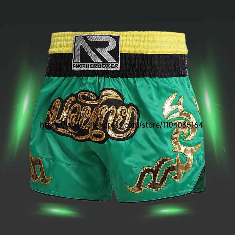 Muay Thai Shorts Thai Boxing Shorts Men Women Child Satin Martial Arts MMA Clothing Thaiboxing Fight Grappling Kickboxing Pants X260306