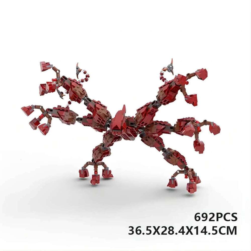 MOC Horror Movie Series Mind Flayer Monster Building Blocks Kit Strangered Vecna Clock Figures Eleven Van Model Toys Kid Gifts Z260305