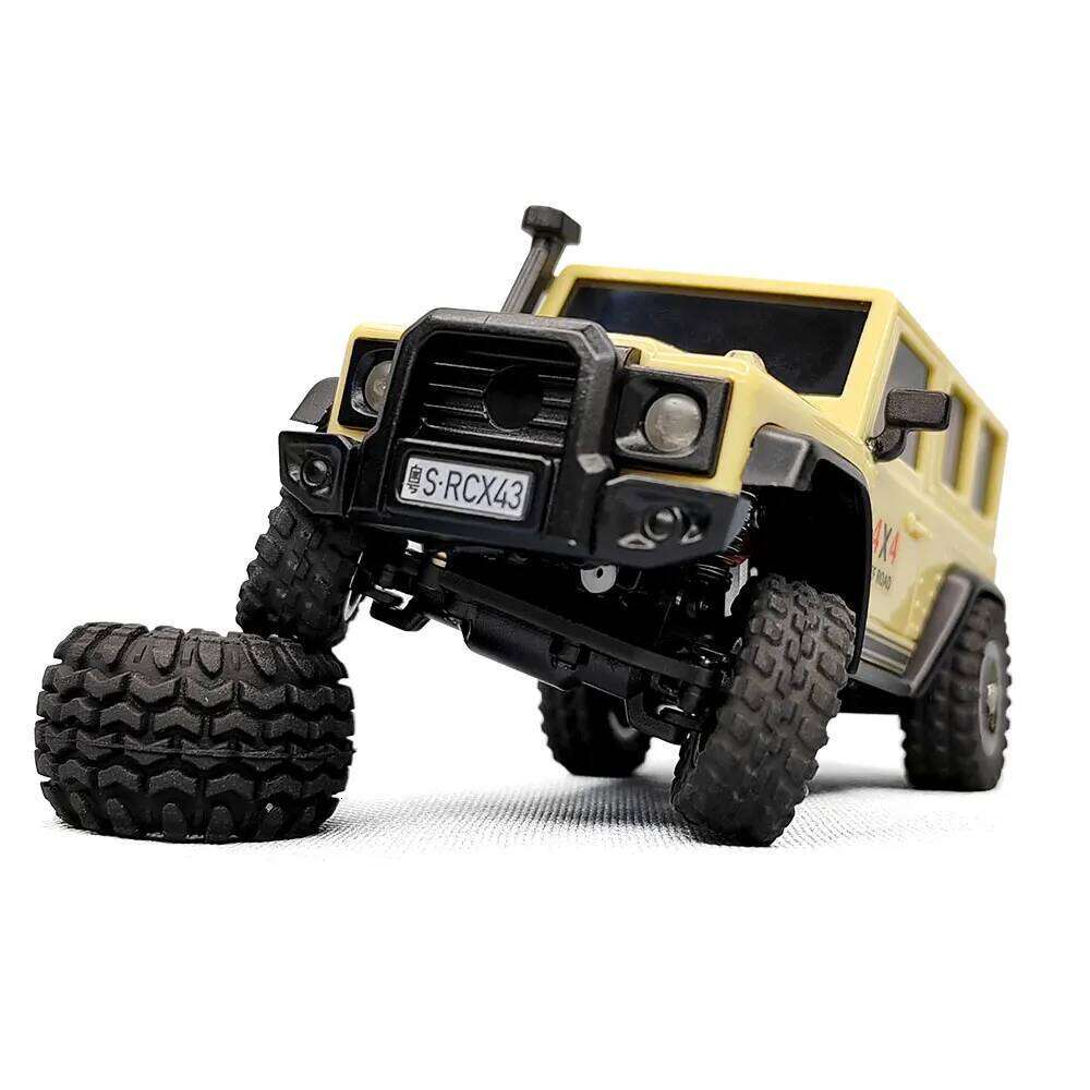 LDARC X43 1:43 Crawler RC Car Simulation Full Time 4WD Climbing Vehicle Toy Remote Control RTR Kit For Kids and Adults Toys C260305