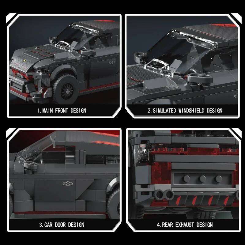 470PCS City Racing Building Blocks Champion Sports Car Vehicle Model Bricks Adult Collection Display Kids DIY Toys Gifts Z260305