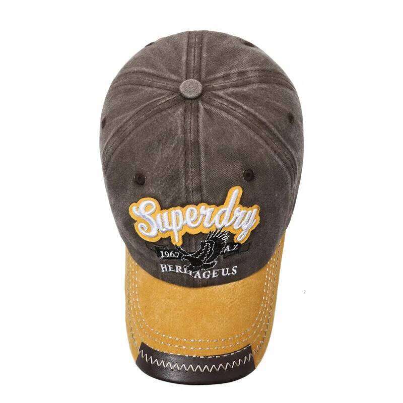 Unisex Sporty Cotton Washed Baseball Cap - Stylish ORIGINAL THE BLACK Letter Embroidery, Casual Sunshade for Outdoor Sports Y260304