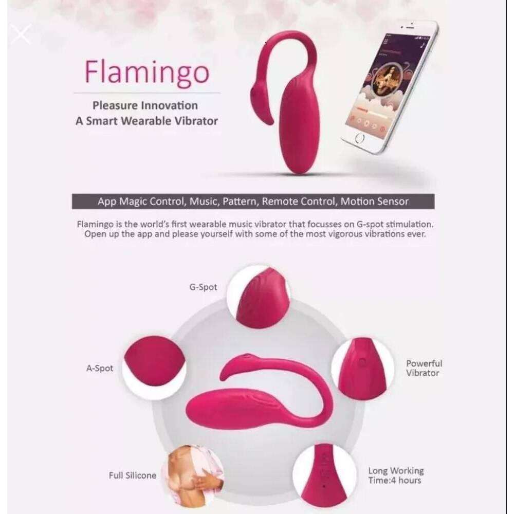 Sex toys Vibrator Women Bluetooth Flamingo APP Remote Control Smart Adult Vibrating Ball for Woman Masturbator W260305