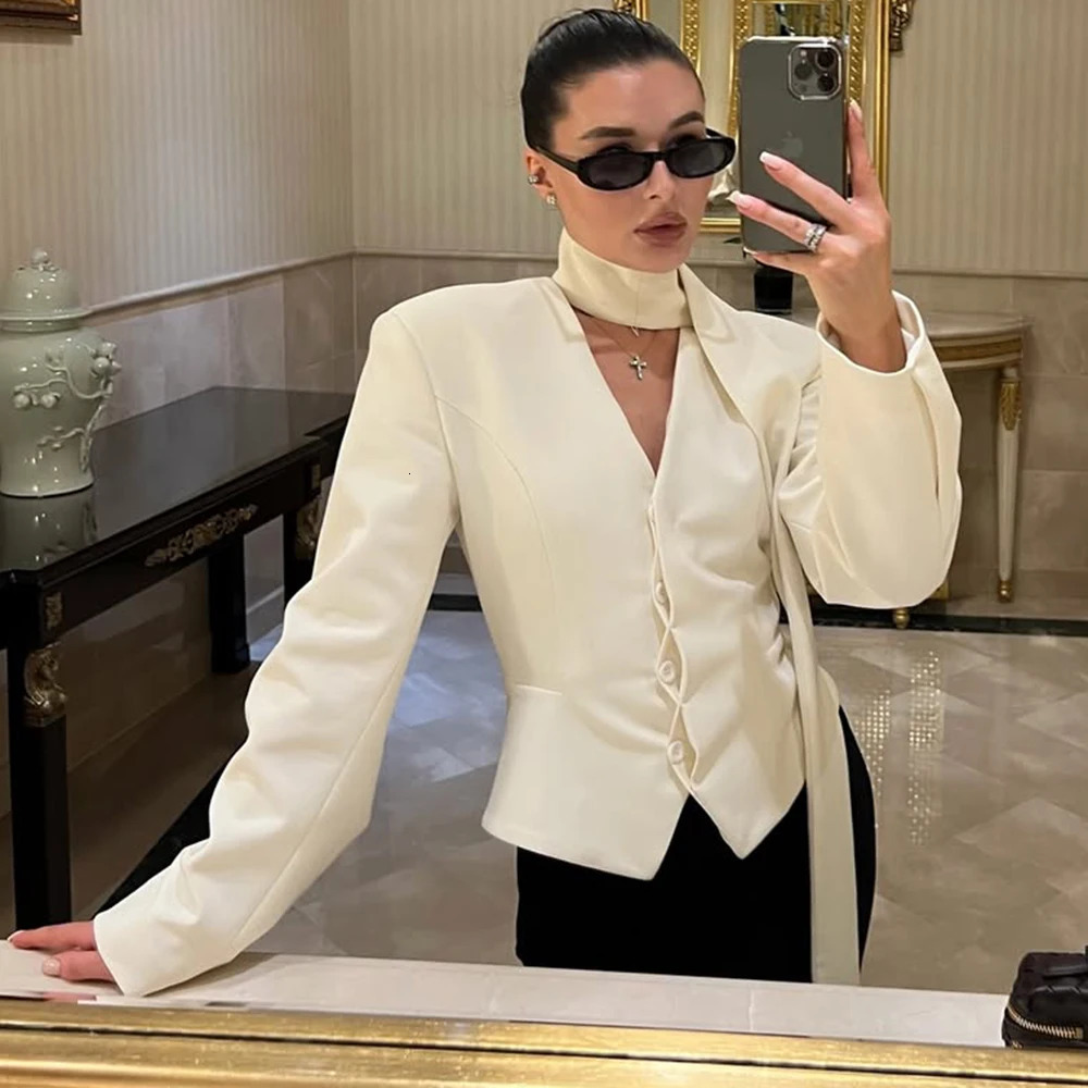 Tuularose 3 Piece Dress Set Women Elegant V-Neck Striped Ribbon Blazer Slim Short Dress Set Fashion Women Party Dress Set 260304