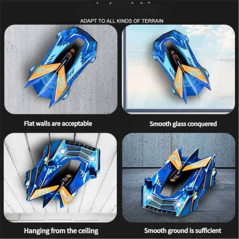 2.4GHz light-following wall-climbing car, infrared sensing anti-gravity, children's electric remote-controlled toy racing car C260305