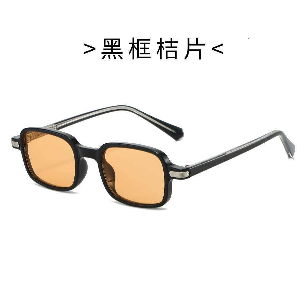 Square sunglasses, new style, simple retro, European American fashion, UV protection, stylish and high-end