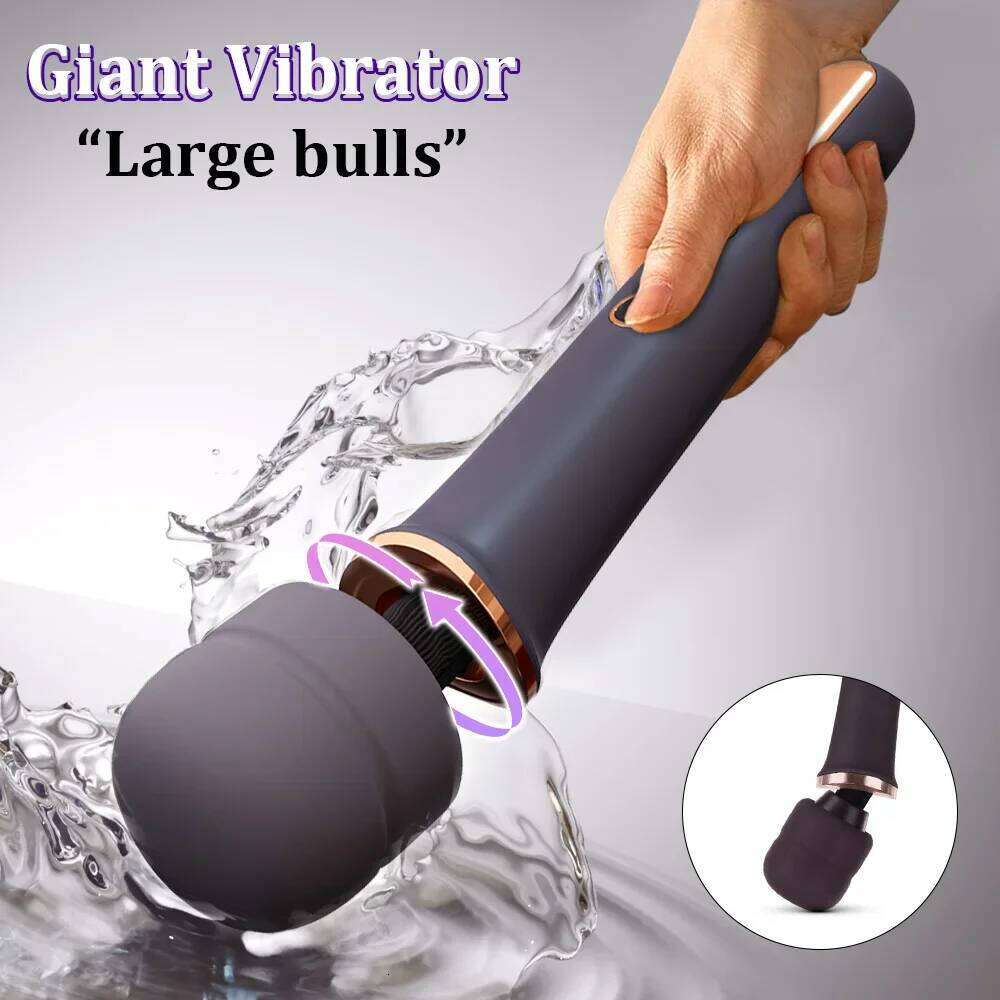Powerful Clit Huge AV Magic Wand Body Massager G-spot Clitoral Stimulator Big Head Vibrator Sex Toys For Woman 18+ W260305