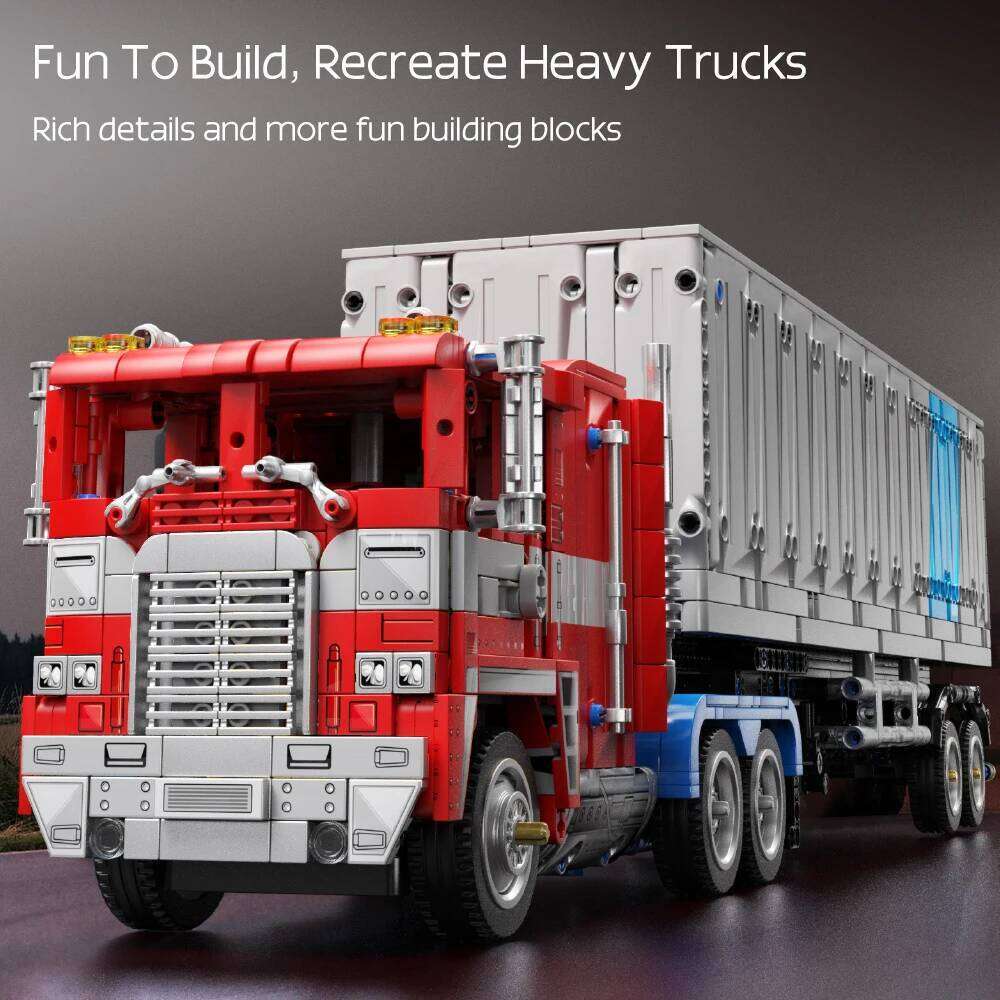 2073PCS Optimuss Primes Truck Building Blocks Set Vehicle Gift Car Robot Toys Anime Toy for Kids Adult Christmas Z260305