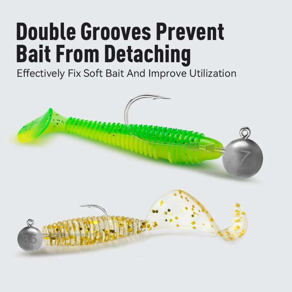 Kingdom 15pcs 3X Reinforced Jighead Hooks 3.5g 5g 7g 10g 14g High Carbon Steel Treble Edged Hook Fishing Tackle Accessories S260305