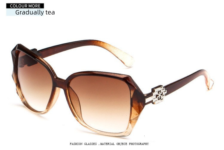 2026 New Designer European And American Retro Metal Sunglasses 5045 Fashion New Women's Large Frame Sunglasses Wholesale Popular Street Style Gla