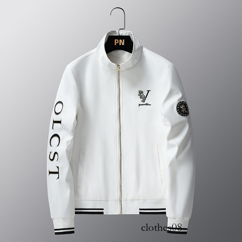 European Trendy Brand Embroidered Men Letter Embroidery Baseball Jacket Fashionable Luxury Autumn Winter Quality Men's Clothing