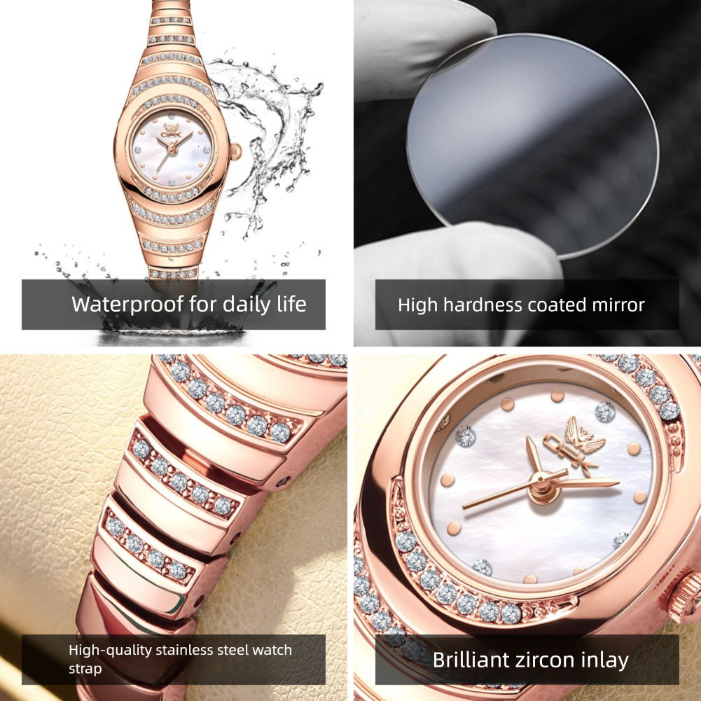 New OPK brand watch elegant bracelet fashionable diamond inlaid quartz watch personalized casual popular women's luxury watch