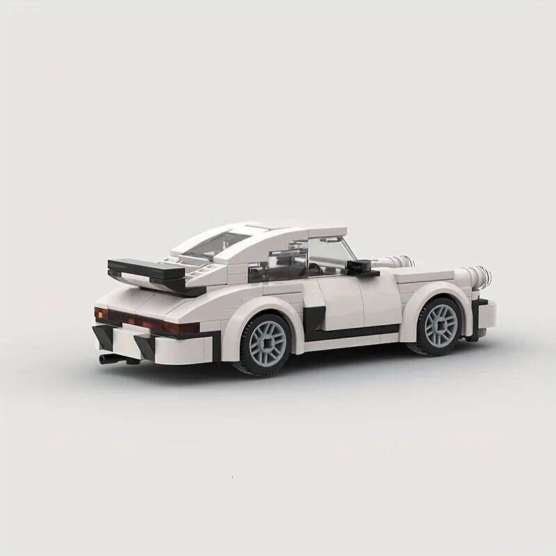 Porsche 911 Turbo building block model, suitable for desktop decoration, with moderate assembly difficulty Z260305