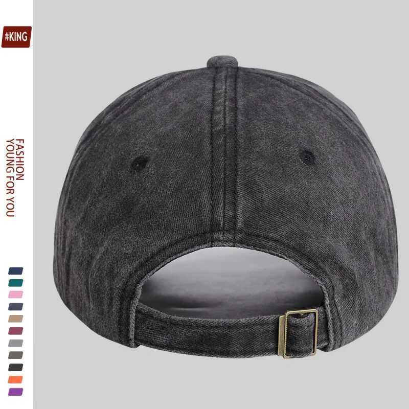 Cute Cartoon Cow Print Washed Vintage Soft Top Sunshade Baseball Cap Unisex Versatile Baseball Cap S260306