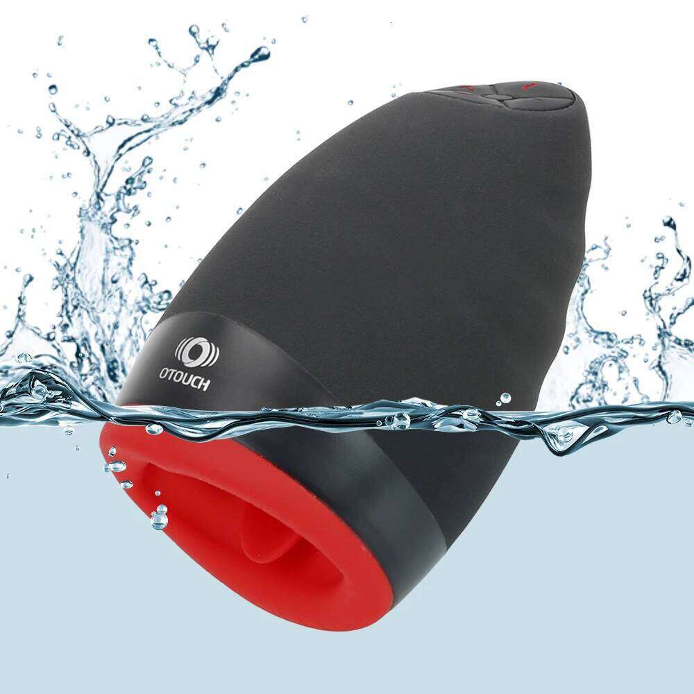 Toys for Men Blowjob Male Masturbation Vibrator Heating Oral Sex Cup Erotic 6 Vibration Models W260305