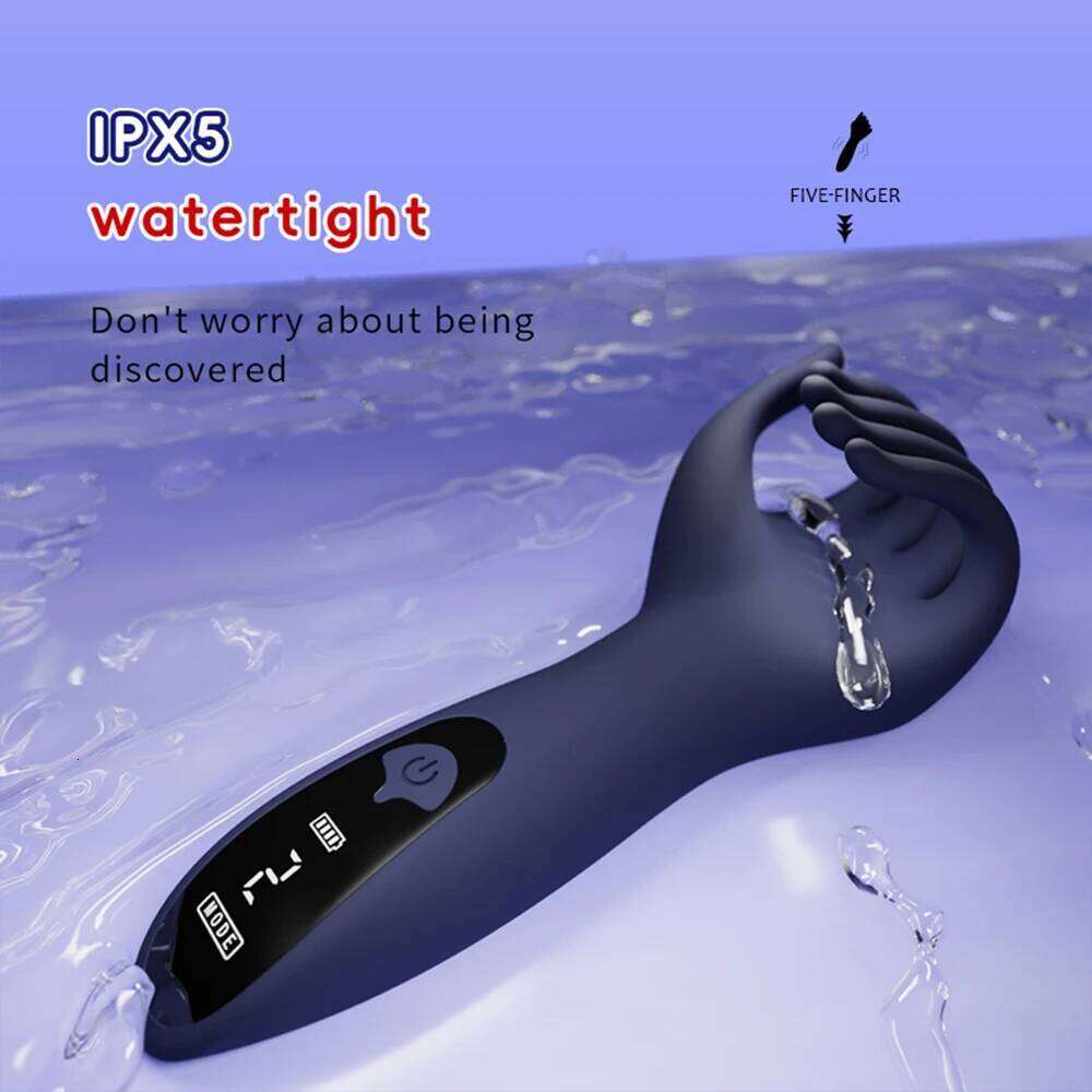 Trainer Male Penis Vibrating Massage Glans Vibrator Lasting Delay Endurance Exer Sex Toys Masturbator for Men W260305