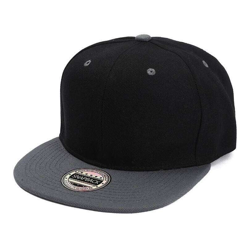 Color-Blocked Flat-Brim Baseball Cap Versatile Sunshade and Sun Protection Outdoor Fashion Unisex Street Hip-Hop Hat Y260304