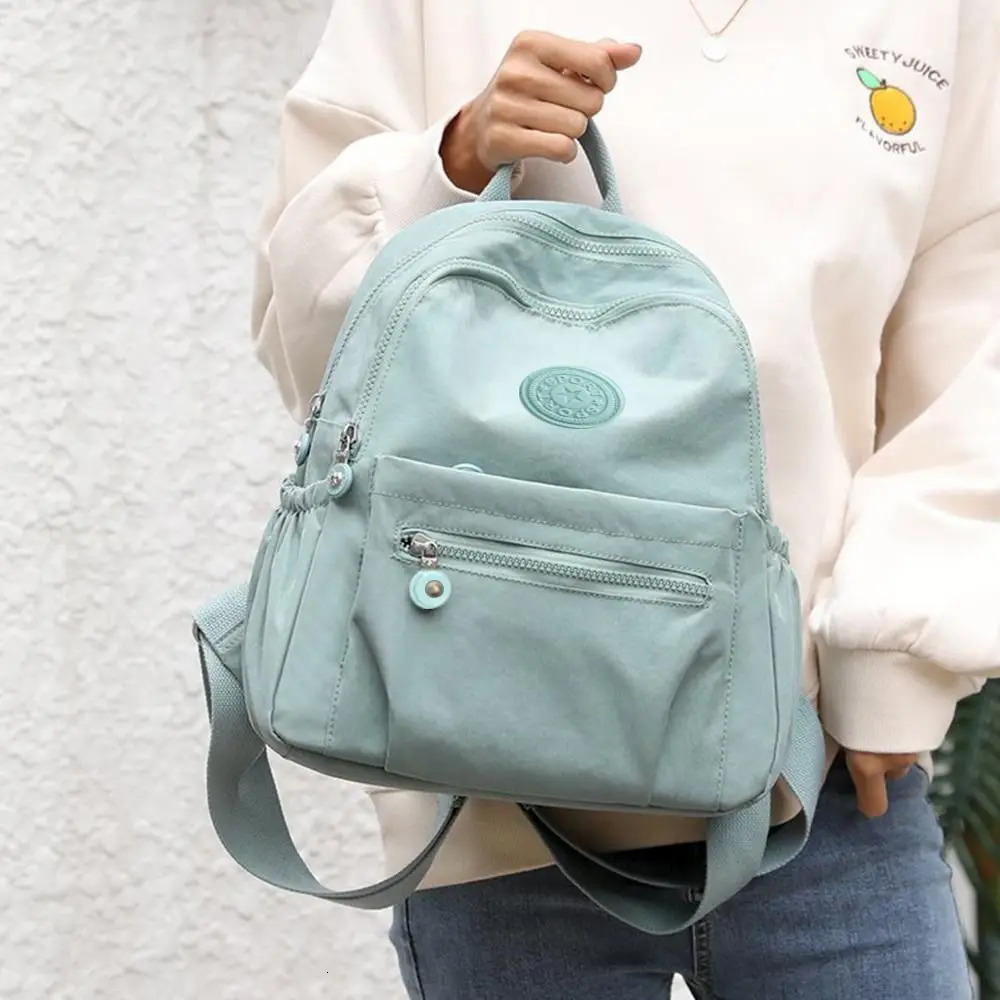 Casual Large Capacity Shoulder Bag Student Waterproof Lightweight Mini Rucksack Wear-resistant Small Backpack Travel260228