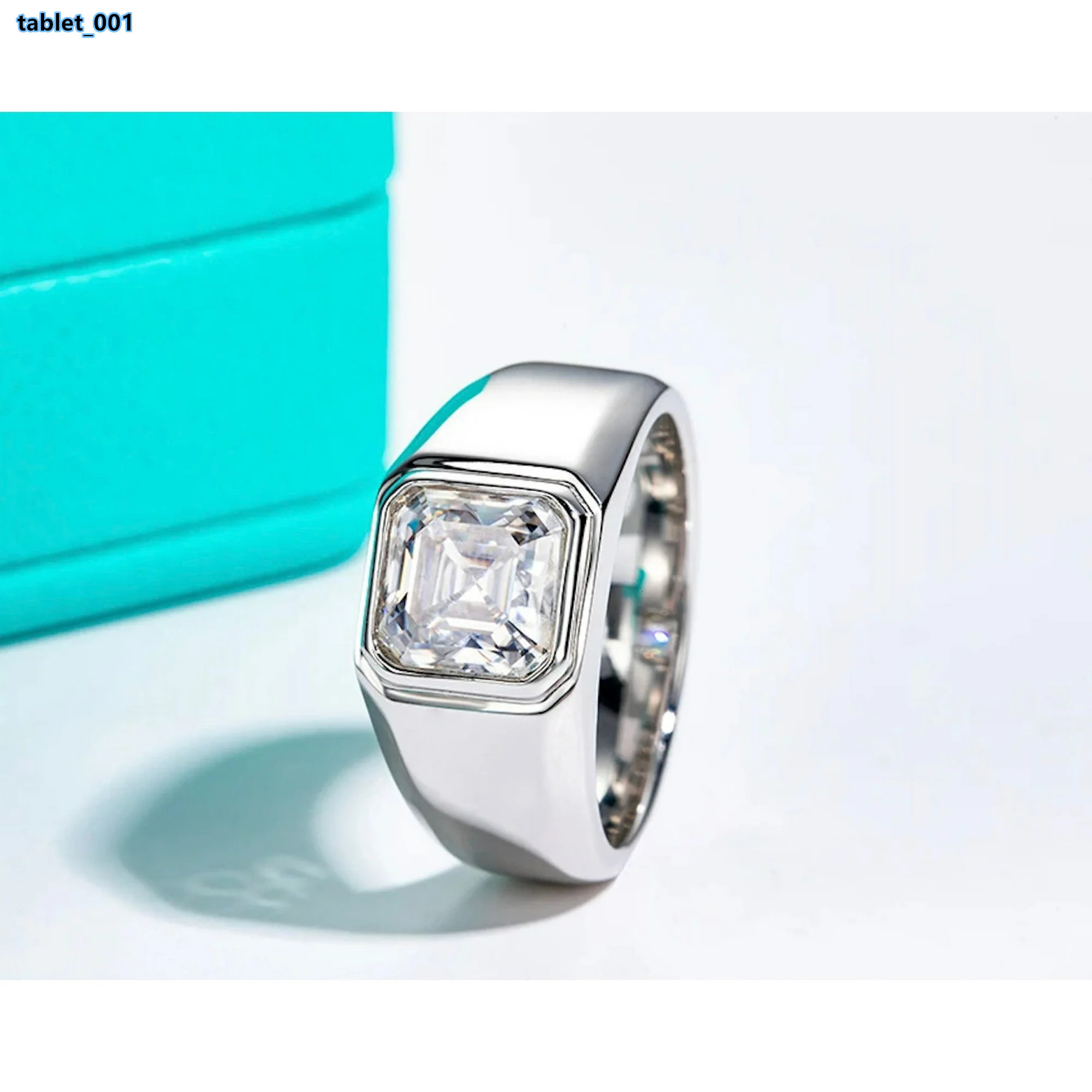 Round Shape Moissanite Men Women Wedding Rings Tungsten Carbide Engagement Jewelry Men Moissanite Ring
