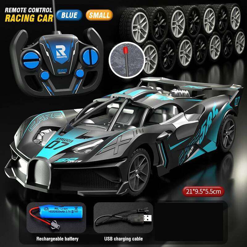 Rc 4Ch High-Speed Remote Control Drift Racing Car Electric Sportscar Toy Vehicle Model Toys for Boys Kids Birthday Gift C260305