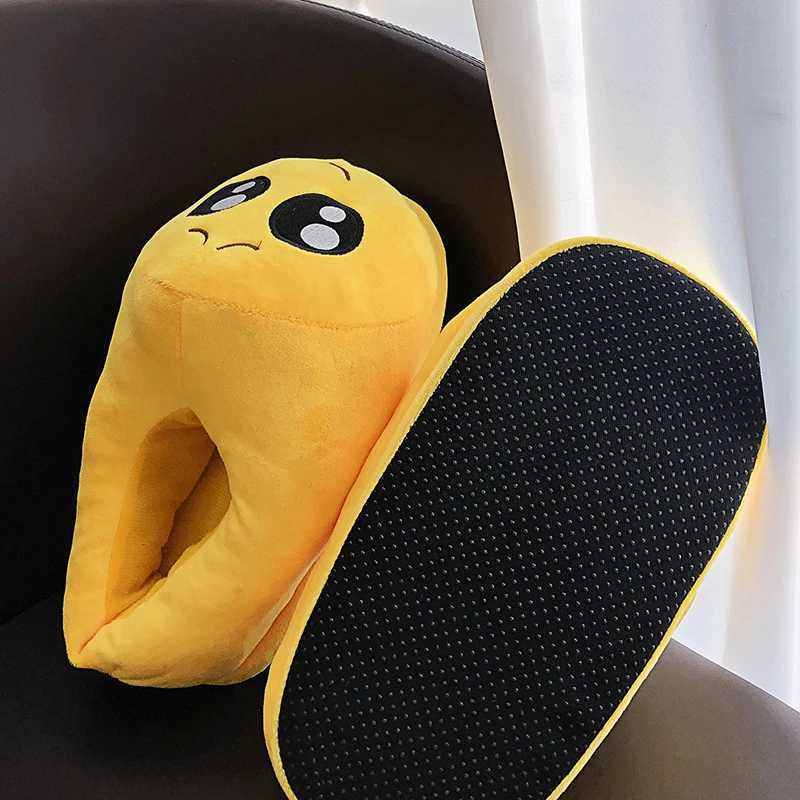 Indoor Slippers Warm Winter Home Fluffy New Fashion Men Women Bread Demon Soft Plush Shoes Unisex Cute Funny Christmas Gift S260305