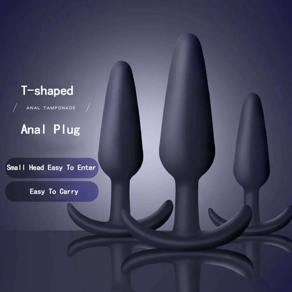 S/M/L Sexy Butt Vibrator Women/Men Soft Silicone Erotic Anal Plug Training Adults Sex Toys for Couple Women Gay W260305
