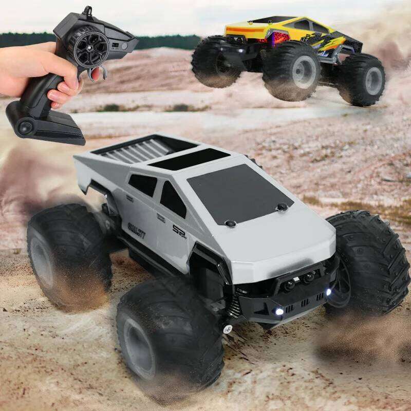 JJRC Q208 Rc Cybertruck Pickup Off-Road RC Vehicle Model With Colorful lamp Remote Control Truck Car Toy Gift for Kids C260305