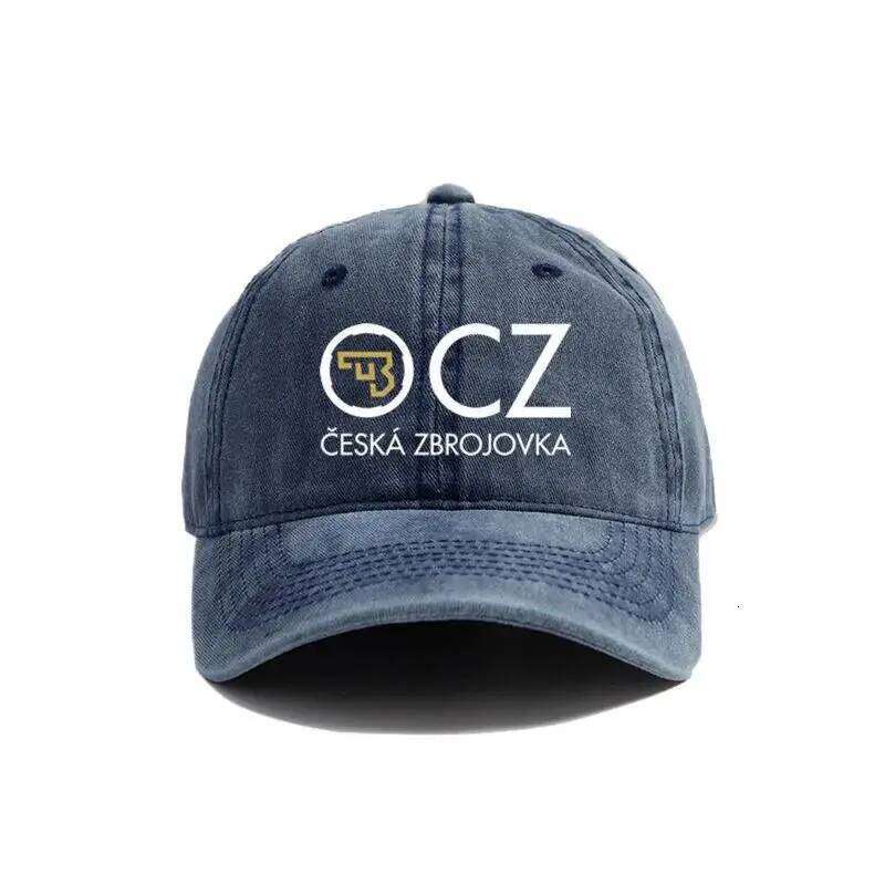 2025 Ceska Zbrojovka Baseball Caps Distressed CZ Firearms Cap Men Women Retro Outdoor Summer Adjustable Hats Fashion Y260304