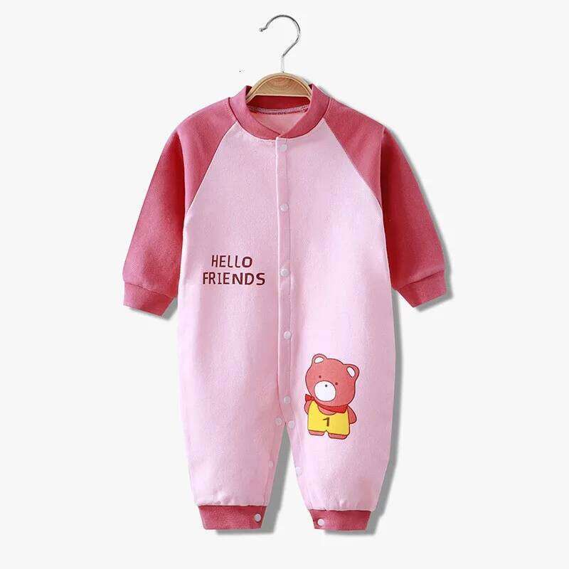 2021 Winter Newborn Pajamas Baby Funny Toddler Clothes Fashion Lovely Infantil Romper Girls Onesie 3 6 12 24 Month Z260306