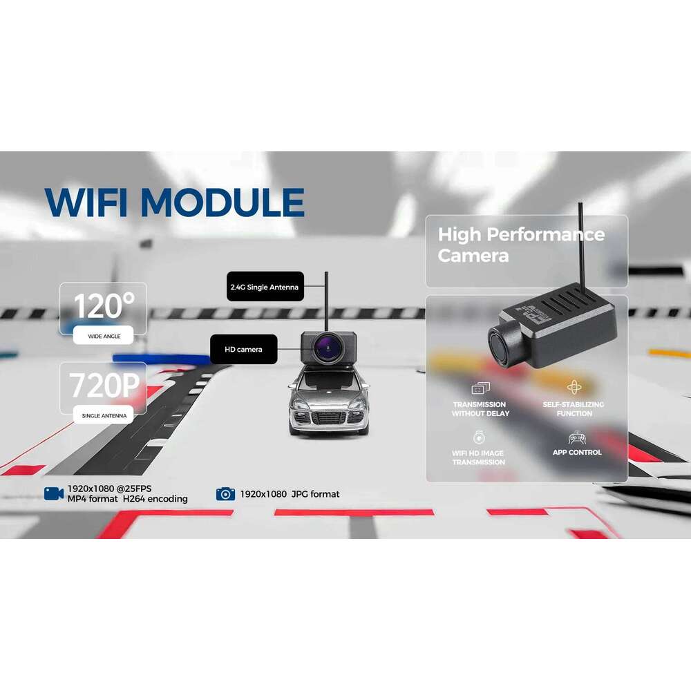 WLtoys 6401 Mini Cars 1:64 with 720P FPV Camera, Wifi APP Control, 2025 New RC Racing Car Toy, Kids Gifts for Boys Girls C260305