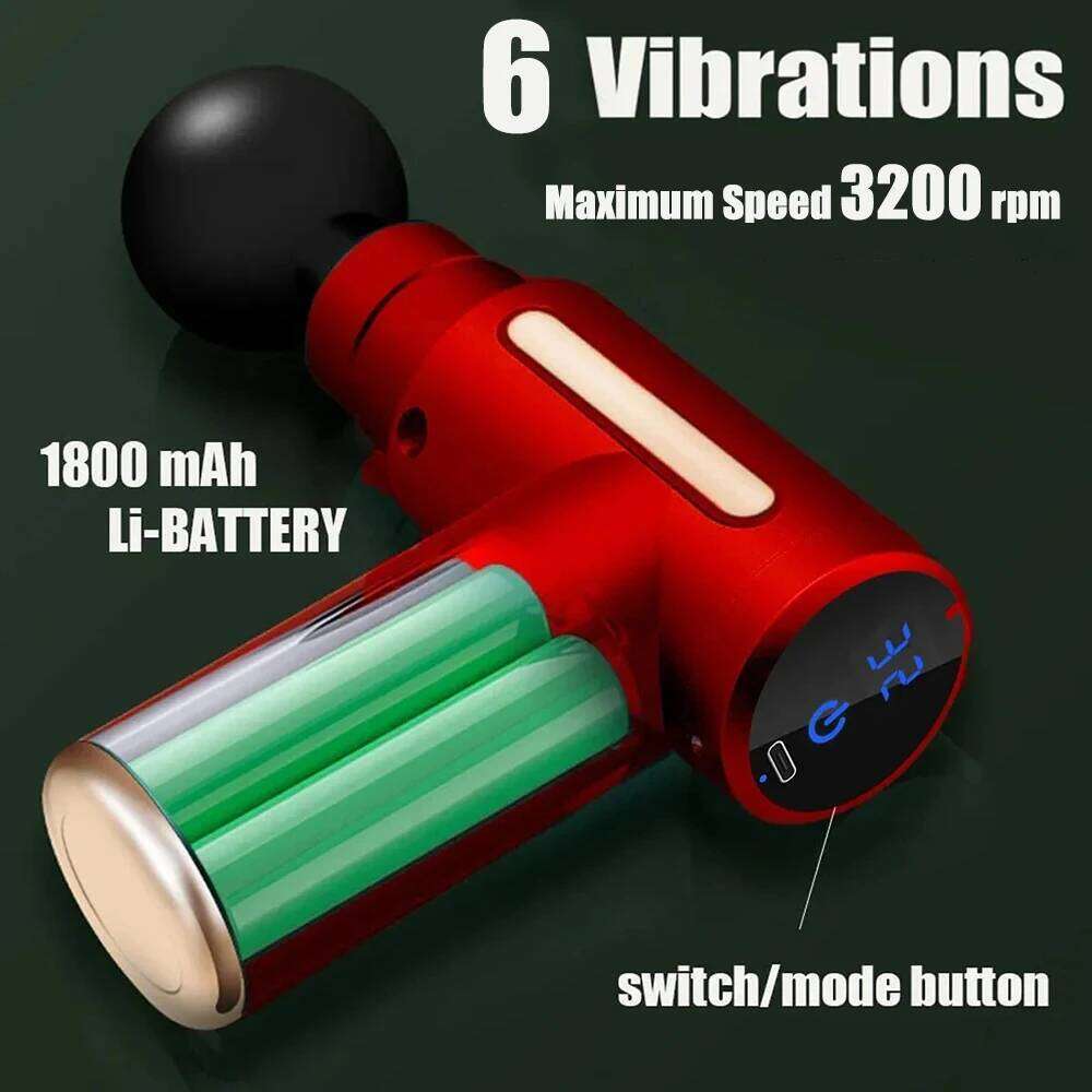 Portable Fascial Massage Gun Machines For Woman Automatic Dildo Vibrator Female Masturbator Enhance Pleasure Adult Sex Toys W260305