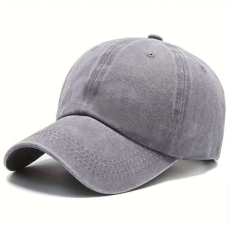 Men Women Unisex Baseball Cap Adjustable Solid Color Casual Stretchy Fabric for Sports Secure Drawstring Closure Dad Hat Y260304