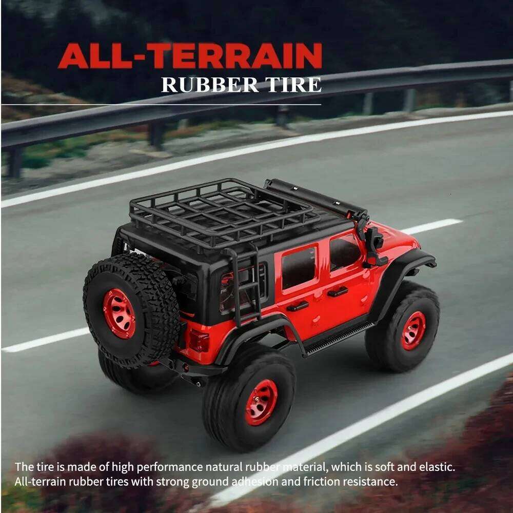 Wltoys 2428 1:24 Mini RC Car 2.4G With LED Lights 4WD Off-Road Electric Crawler Vehicle Remote Control Truck Toy for Children C260305