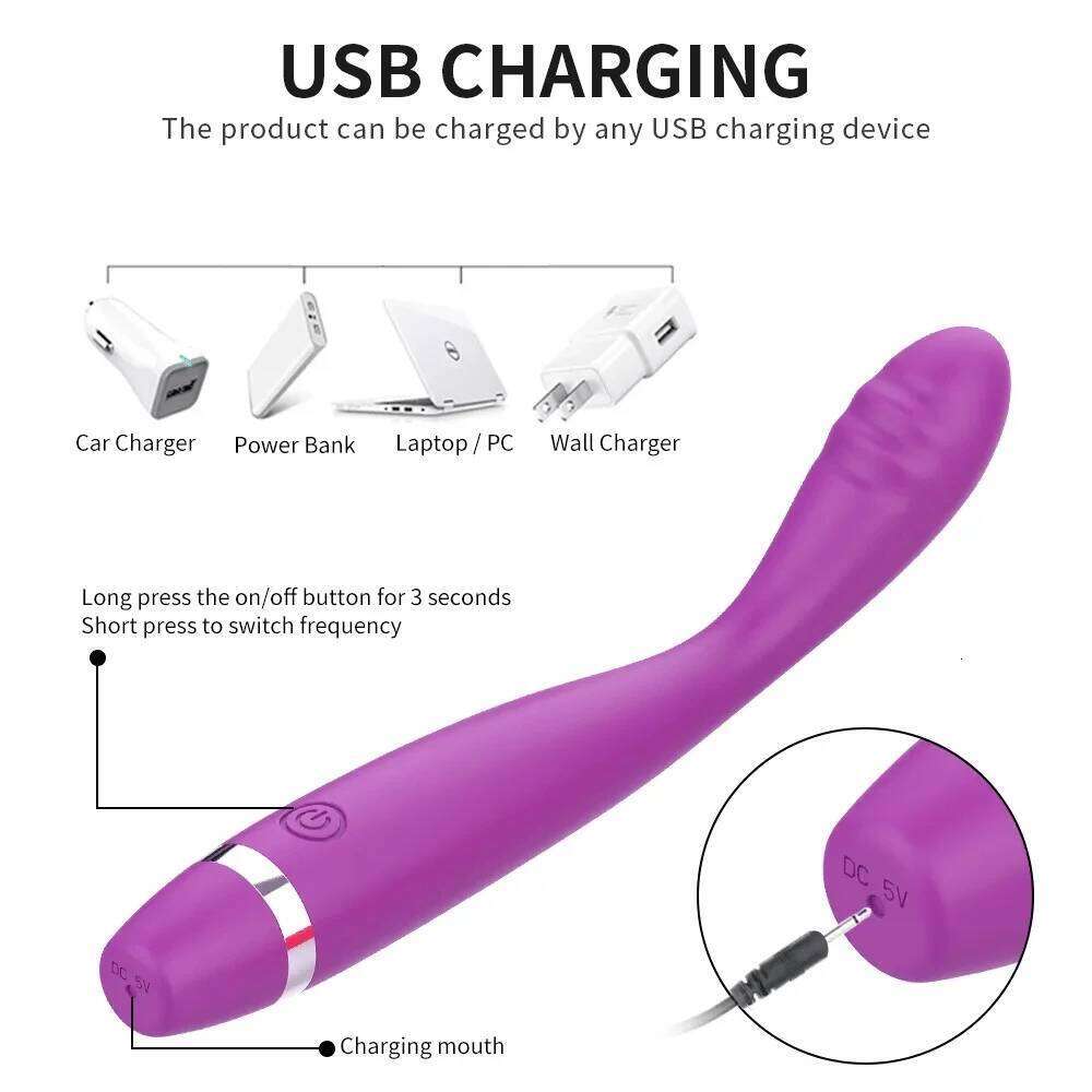 Beginner Powerful G-Spot Vibrators Women Nipple Clitoris Stimulator Dildo Vagina Massager Sex Toys for Female Adult Orgasm W260305