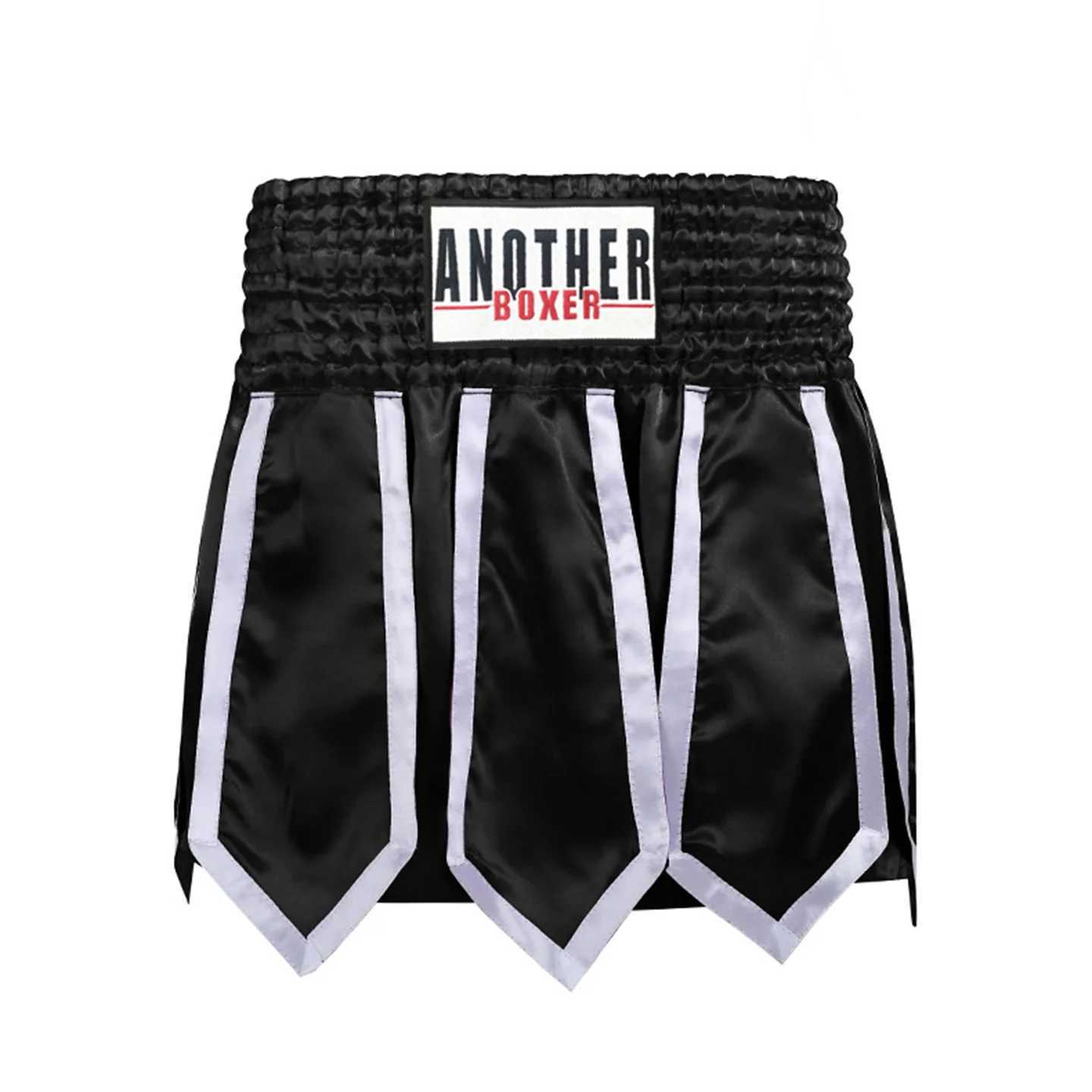 Streamer Style Boxing Training Trunks Free Fighting Sanda Half Pants Muay Thai Shorts For Men Women And Kids Arena Competition X260306
