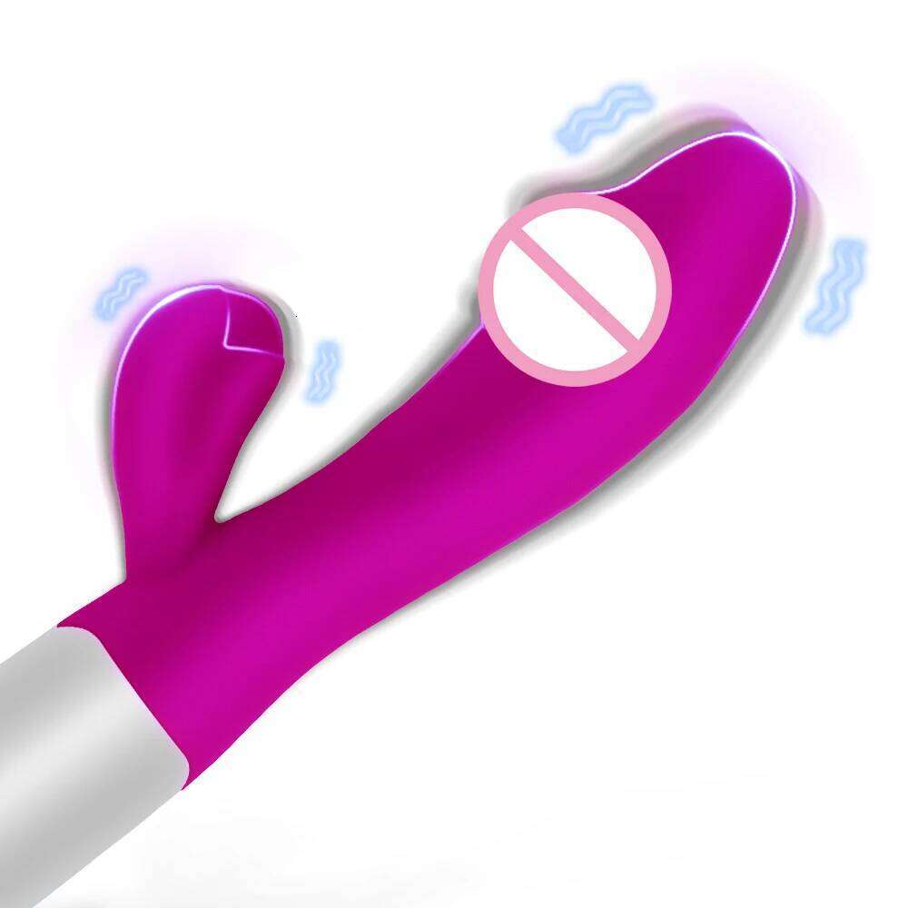 Multifunctional G-Spot Clitoral Dildo Vibrator with 20 Vibrations Rechargeable and Very Quiet Female Sex Toy Adult Product W260305