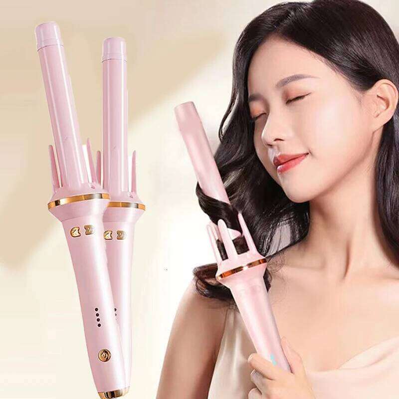 Portable Ceramic Electric Ptc Heating Automatic Rotating Curling Iron Negative Ions Curler Hair Styling Tool 26Y0306