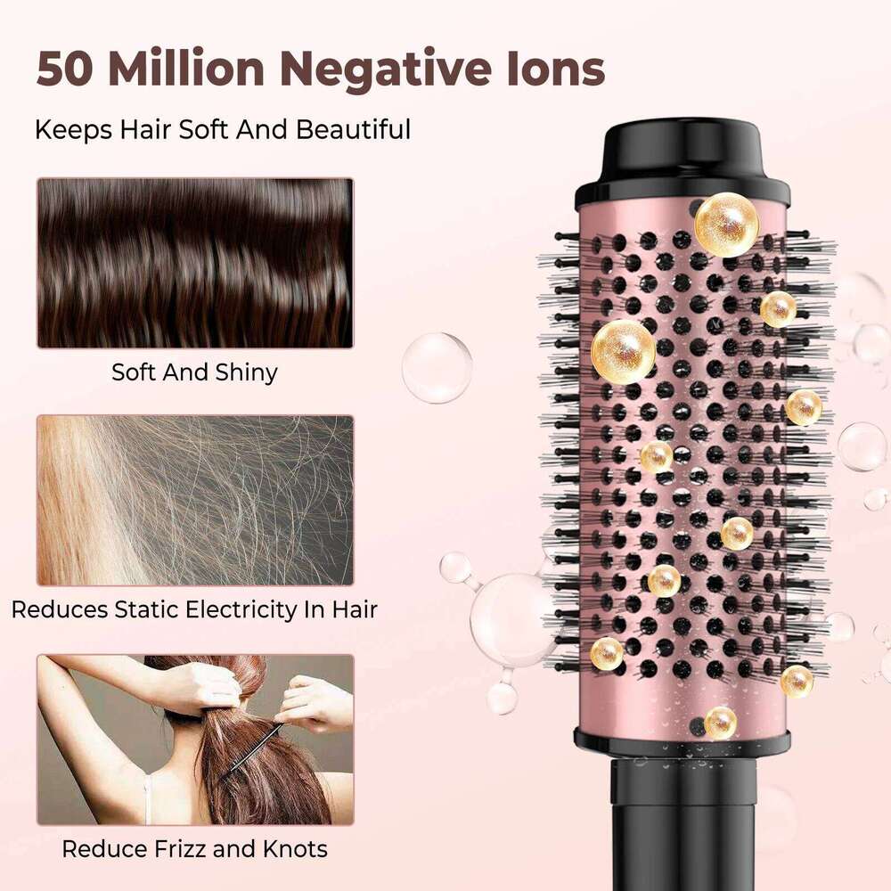 UKLISS in 1 Iron,Curling Wand Set with Brush and 3 Interchangeable Ceramic Curling Wand1.25"-1.75",Black 26Y0306