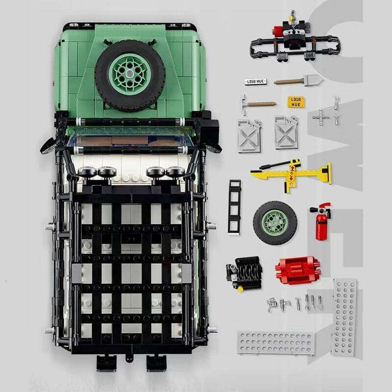 2336pcs New High-Tech Land Rovered Defender 90 Bricks Compatible 10317 Super Off-Road Racing Car Building Blocks Kids Toys Gifts Z260305