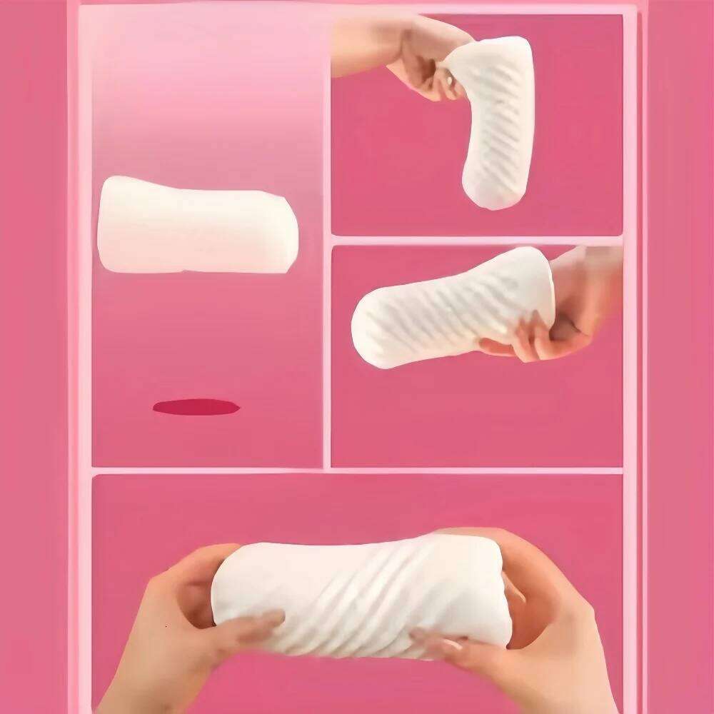 15cm Transparent Male Masturbator Artificial Pussy Vaginal for Men 18 Glans Sucking Penis Pump Spikes Exerciser Sex Toys Erotic W260305