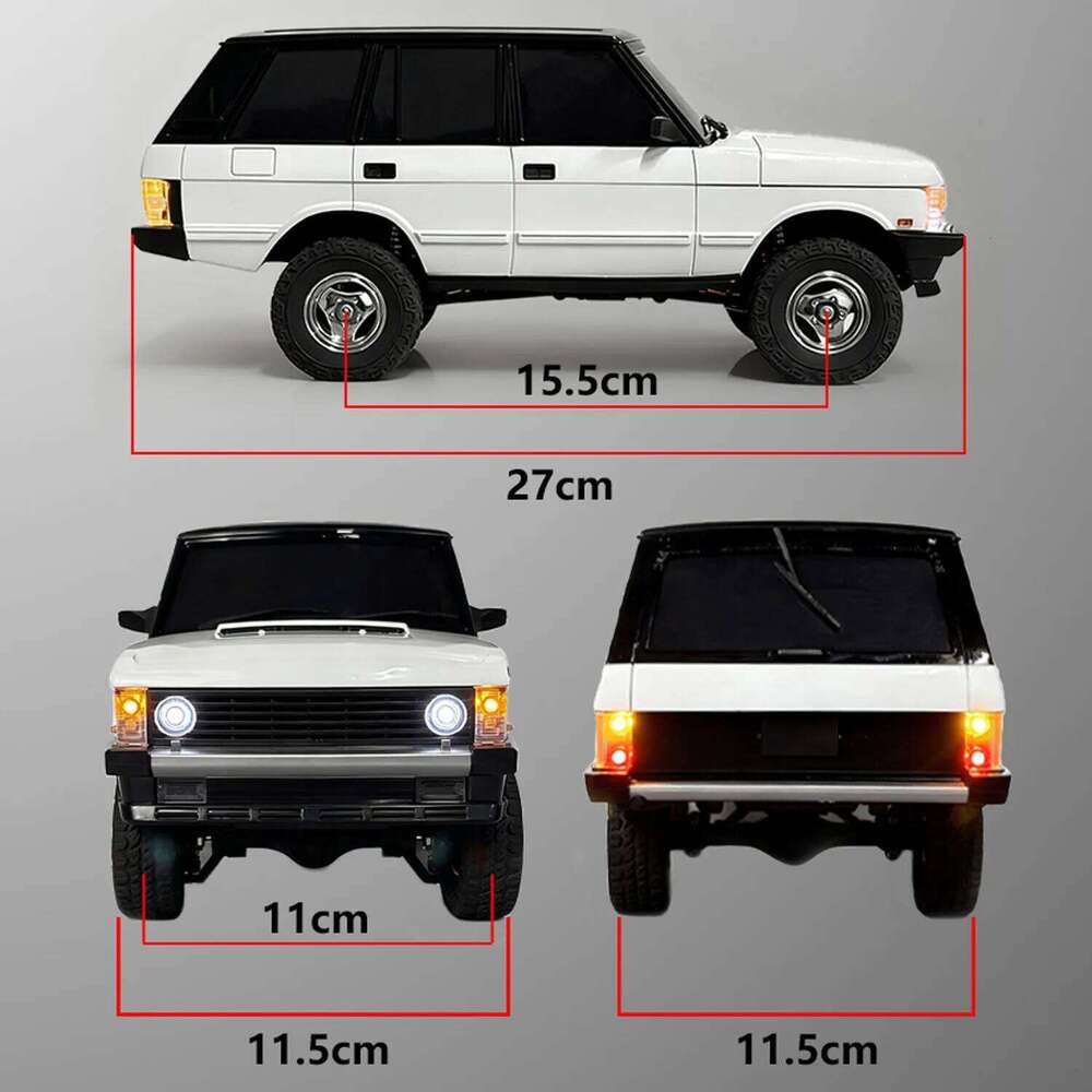 LDRC LD18401PRO 1/18 Remote Control Rock Crawler Car 4X4 RC Off Road Vehicle Model Brushless Motor Metal Drive Shafts Lights C260305