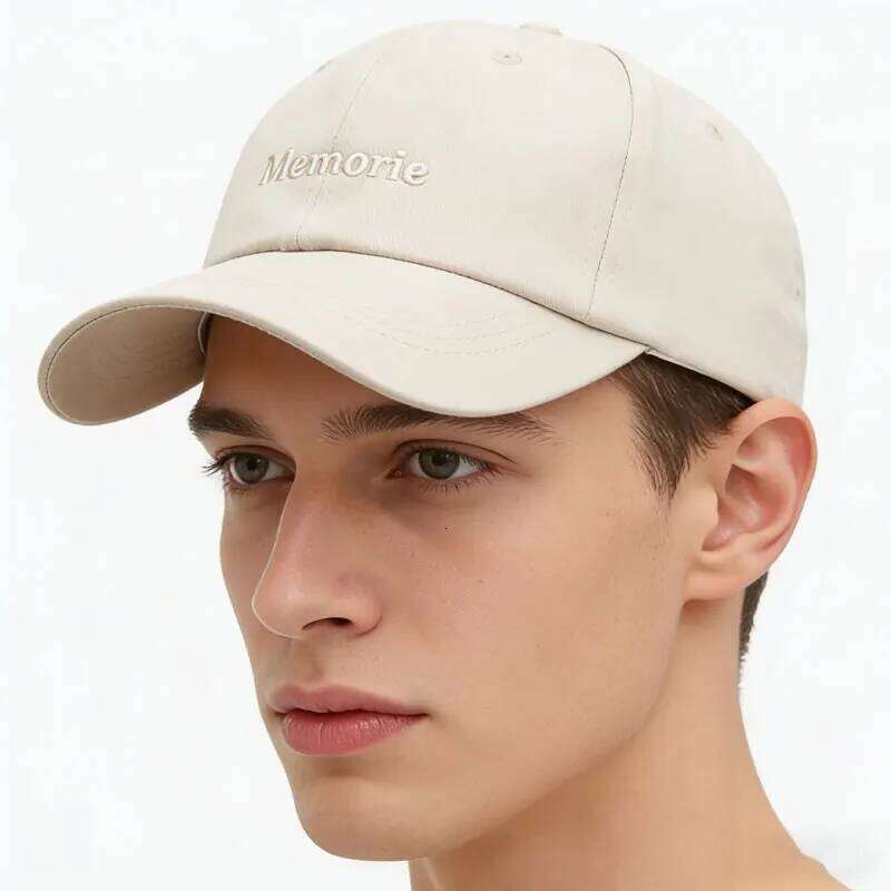 Unisex Korean Style Baseball Cap with Letter Embroidery, Casual Sunshade Hat Y260304