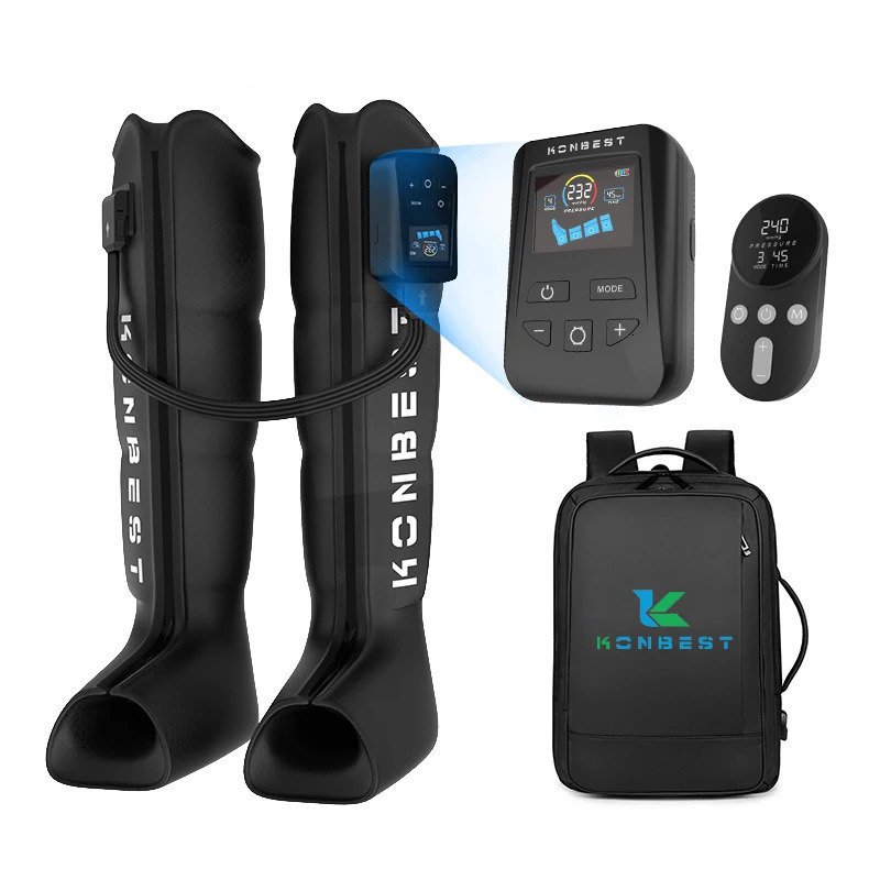 Leg Massager Air Pneumatic Compression Boots Athlete Pump Controller 240mmHg Dropship Therapeutic Leg Recovery Massage Machine 260304