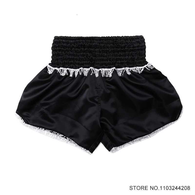 Thai Boxing Shorts Men Women Kids Muay Thai Shorts Stylish Martial Arts MMA Training Clothing Gym Kickboxing Cage Fighting Pants X260306