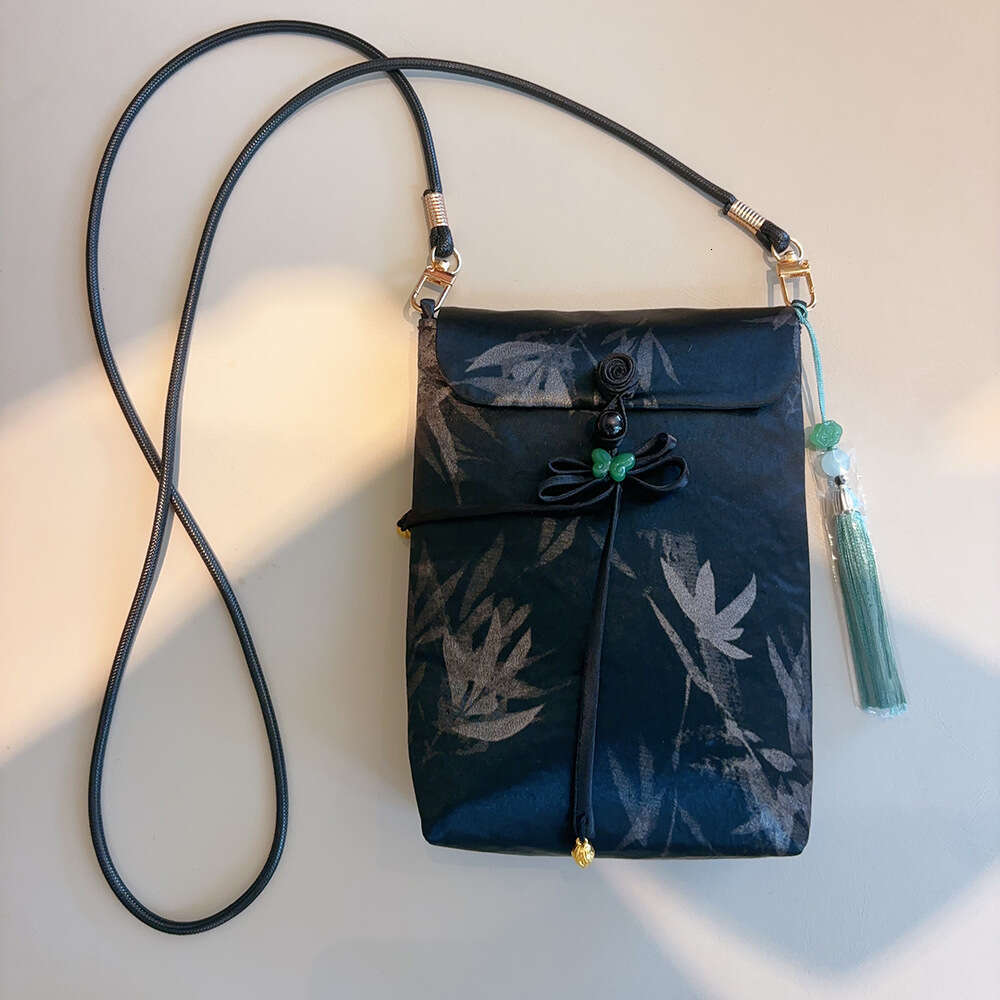 Tote National Style New Chinese Brocade Crossbody Embroidered Phone Bag