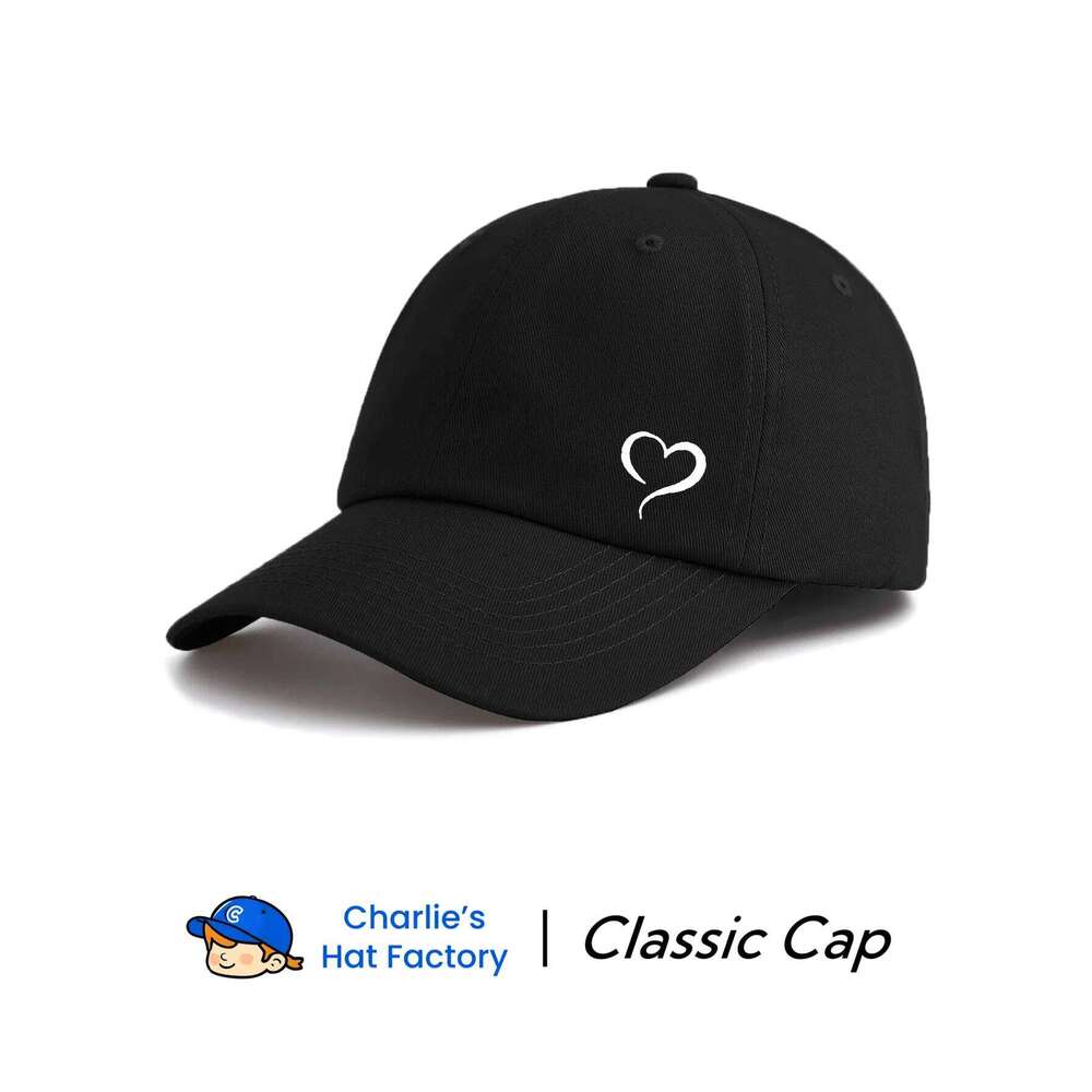 1 Piece Heart Print Baseball Cap, Classic Casual Stylish, Perfect Gift For Families And Friends Y260304