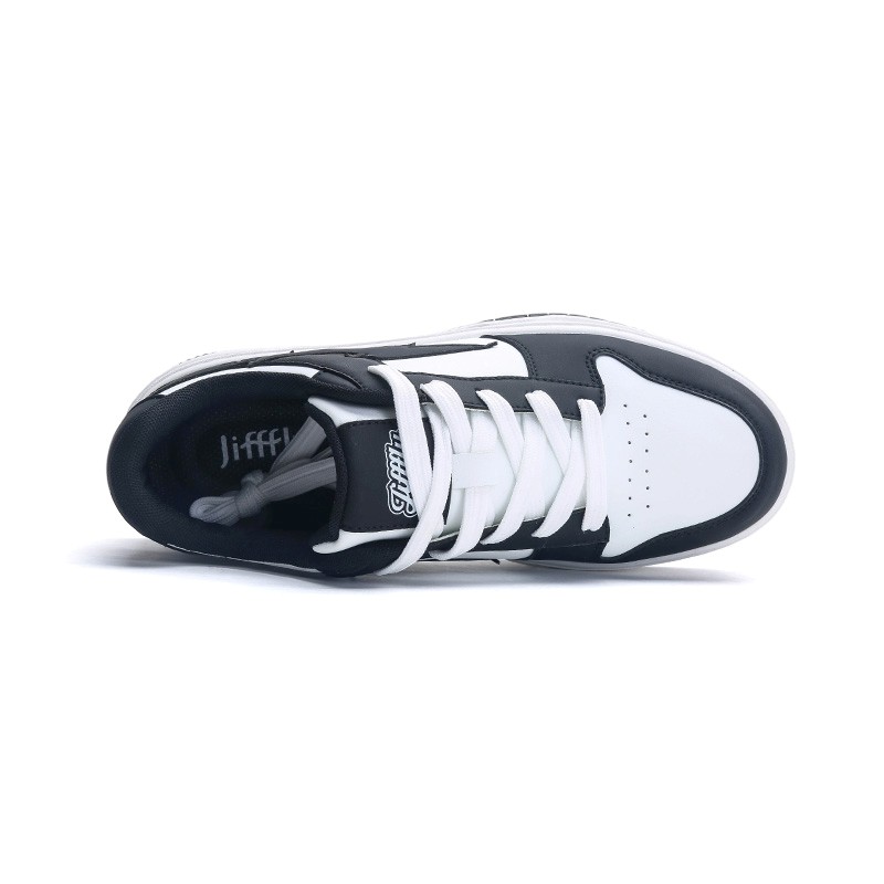 Jifffly Skate Shoes New Summer Unisex Student Thick Sole Versatile White Shoes