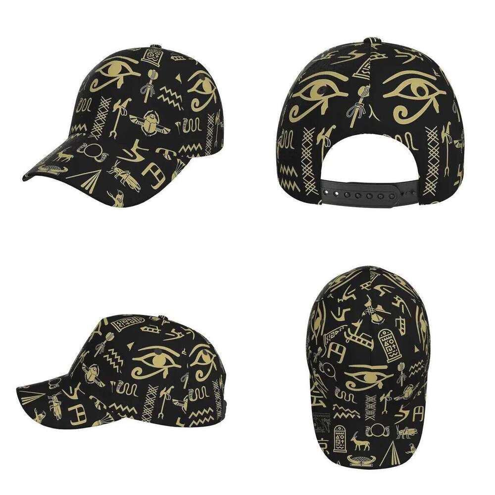Ancient Egypt God Horus And Anubis Egyptian Pharaoh Caps Men Women Hats Outdoor Cap Sports Baseball Hat Casquette Y260304